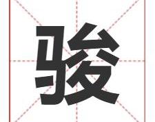 骏字取名字寓意及五行属性，坚韧有内涵的带骏字男孩名字