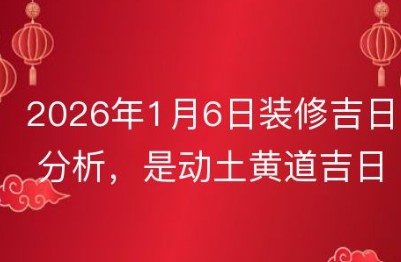 屏幕截图 2025-12-11 103347.jpg 2026年1月6日是装修吉日吗,装修黄道吉日查询
